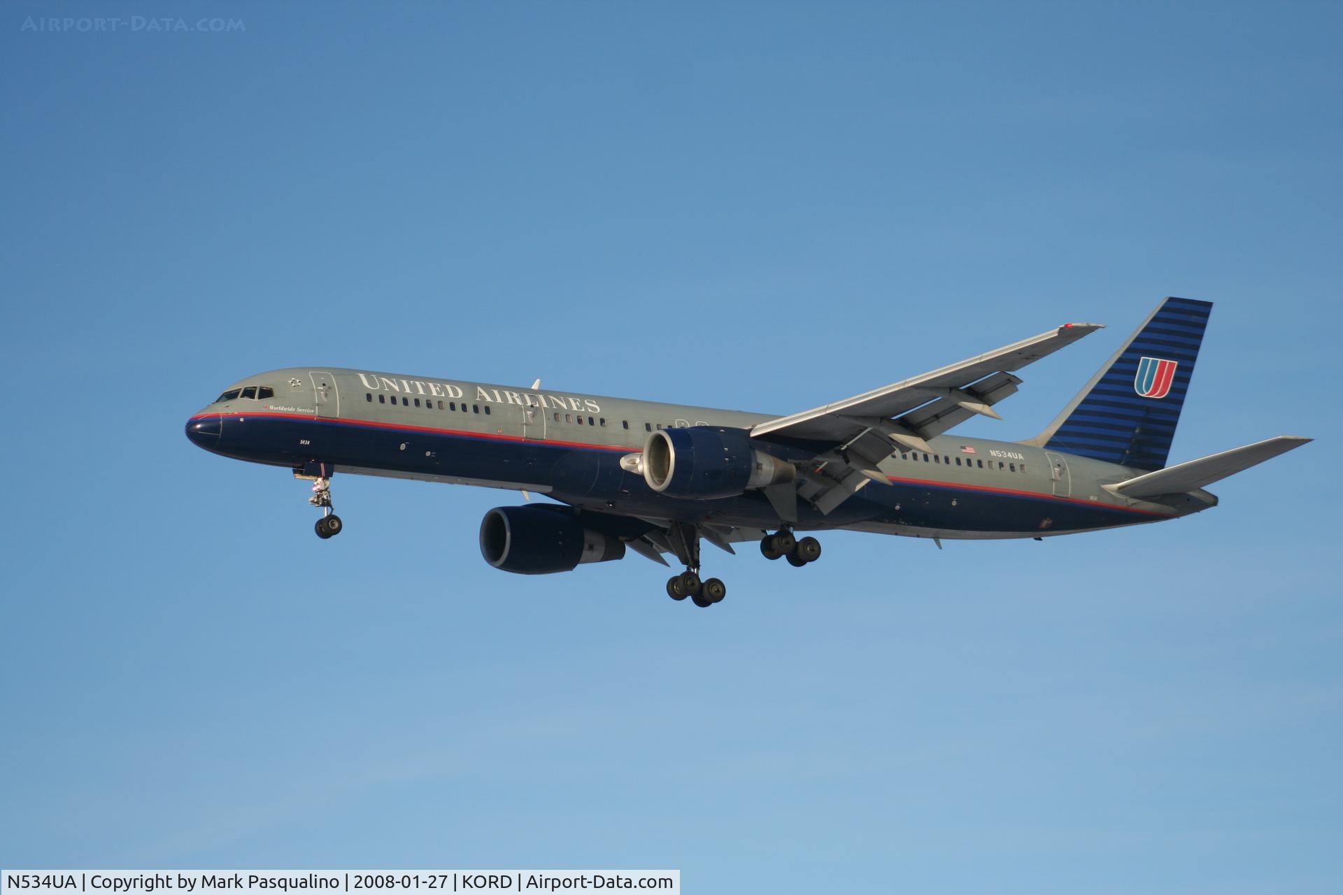 N534UA, 1991 Boeing 757-222F C/N 25129, Boeing 757-200