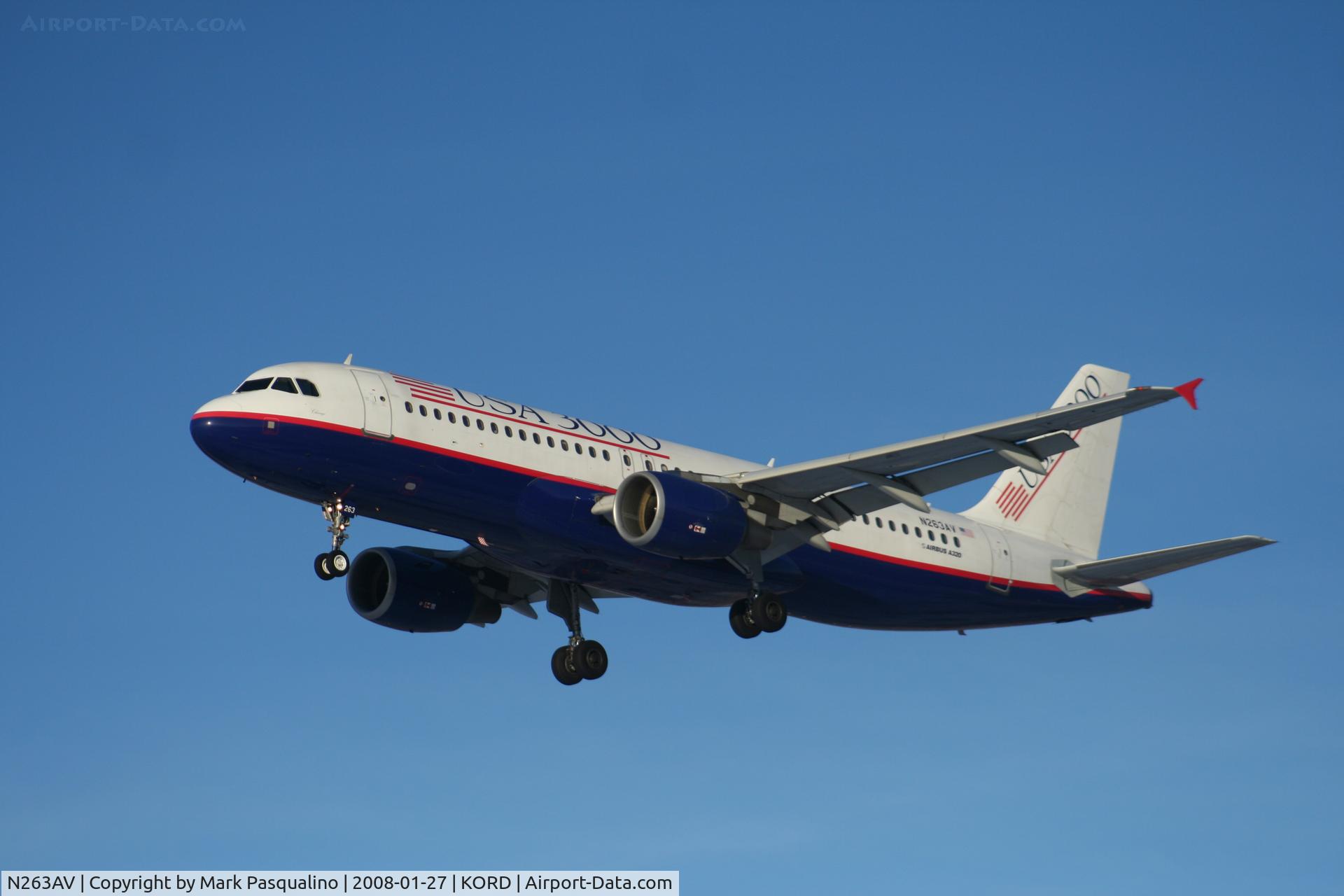 N263AV, 2002 Airbus A320-214 C/N 1860, Airbus A320