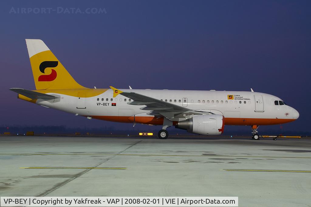 VP-BEY, 2006 Airbus A319-115CJ C/N 2675, Sonangol Airbus 319