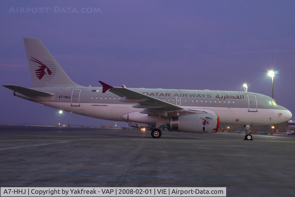 A7-HHJ, 2000 Airbus A319-133XCJ C/N 1335, Qatar Government Airbus 319