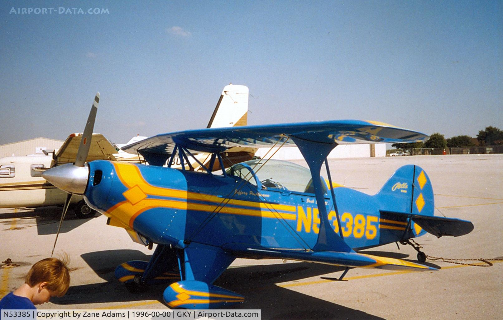 N53385, Christen Pitts S-2B Special C/N 5076, At Arlington Municipal - that's my boy!