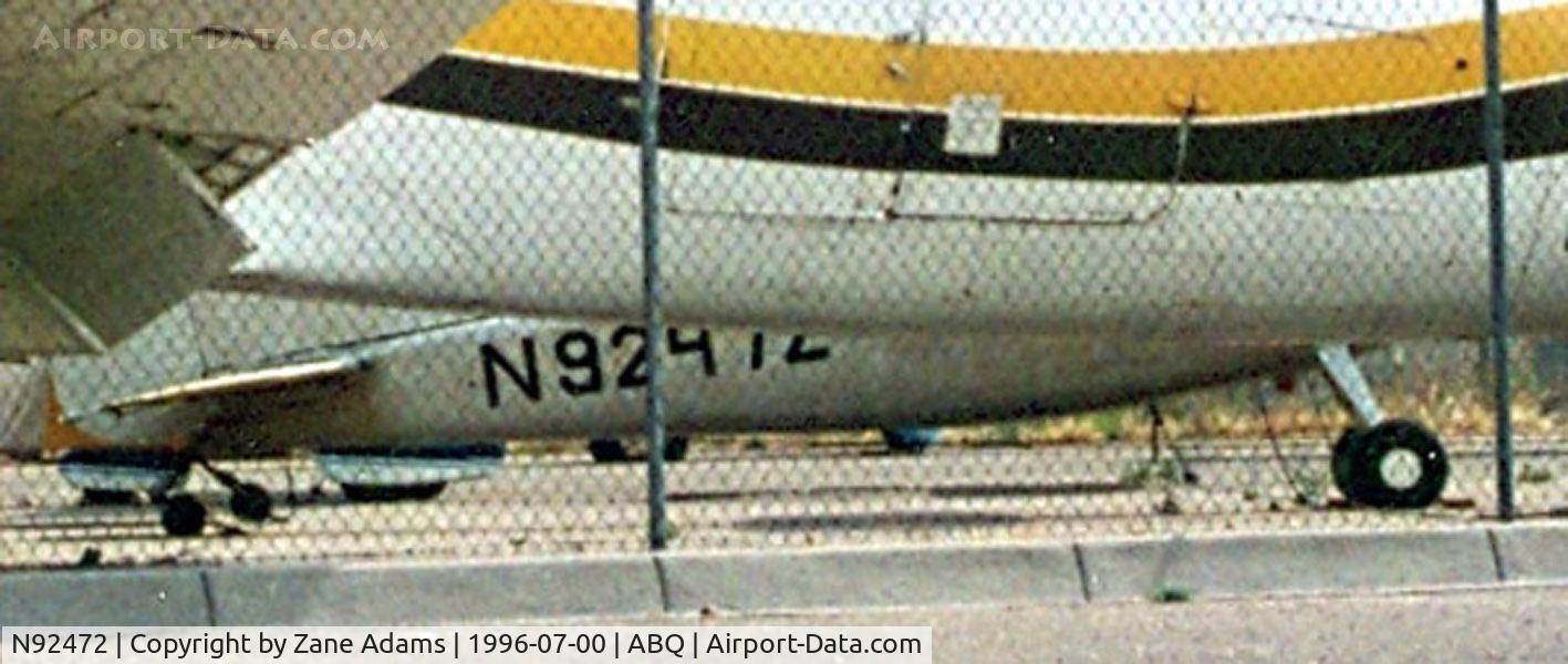 N92472, 1970 Cessna 182N Skylane C/N 18260222, Tucked behind a DC-3 at Albuquerque impond lot...