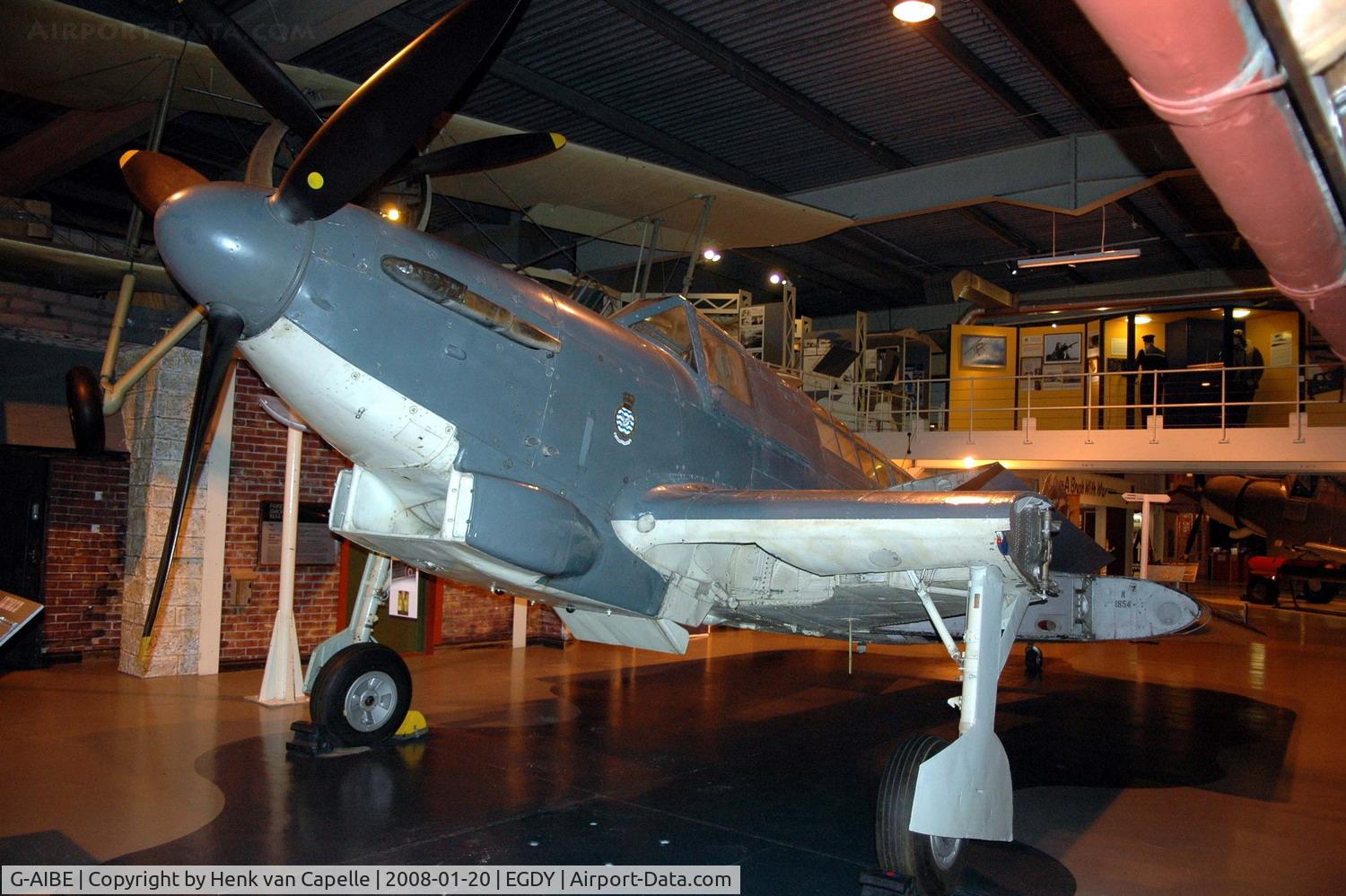 G-AIBE, 1939 Fairey Fulmar II C/N F3707, Fulmar in Fleet Air Arm Museum, as N1854