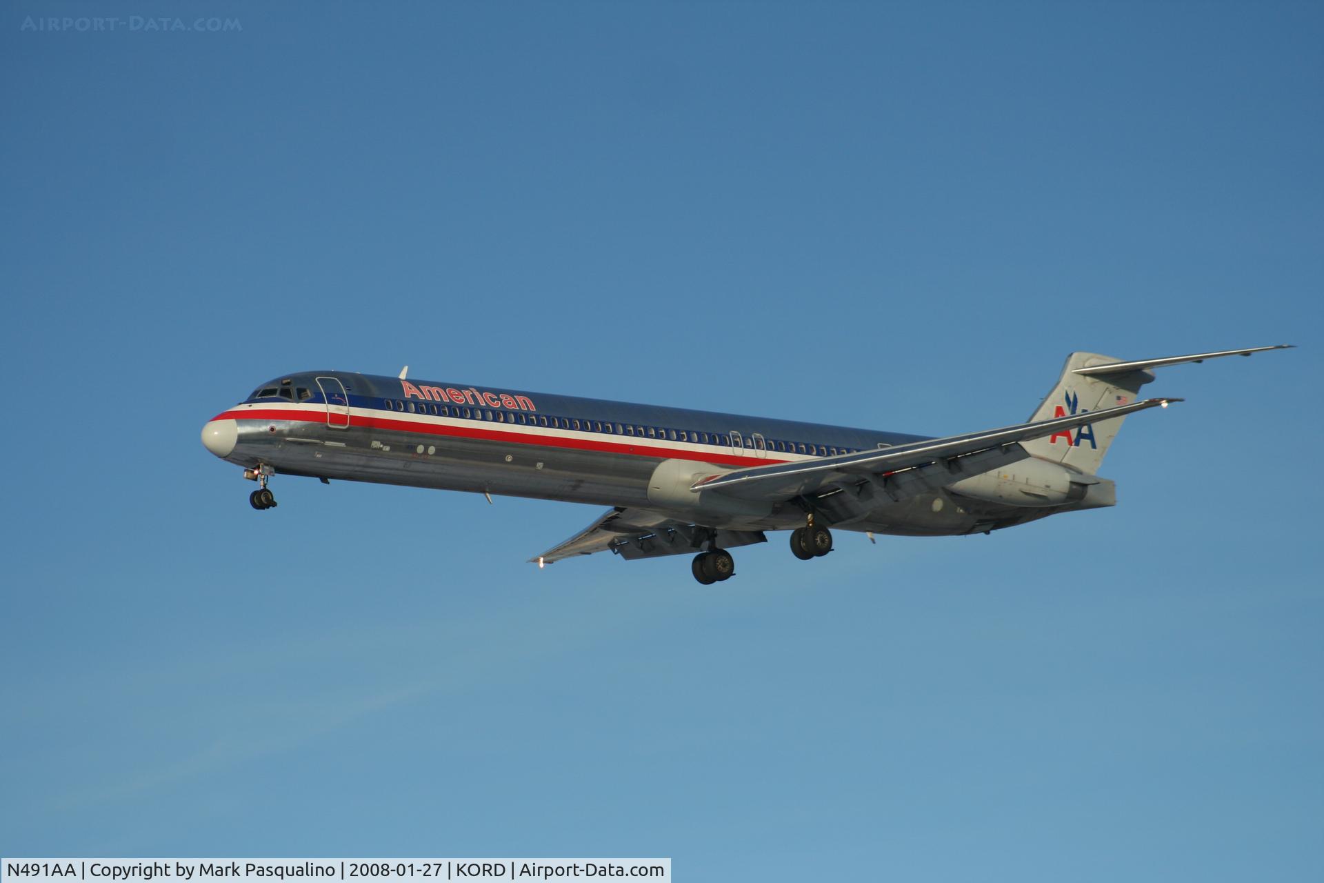 N491AA, 1989 McDonnell Douglas MD-82 (DC-9-82) C/N 49684, MD-82