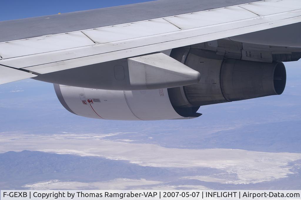 F-GEXB, 1991 Boeing 747-4B3M C/N 24155, Air France Boeing 747-400 (CDG-SFO)