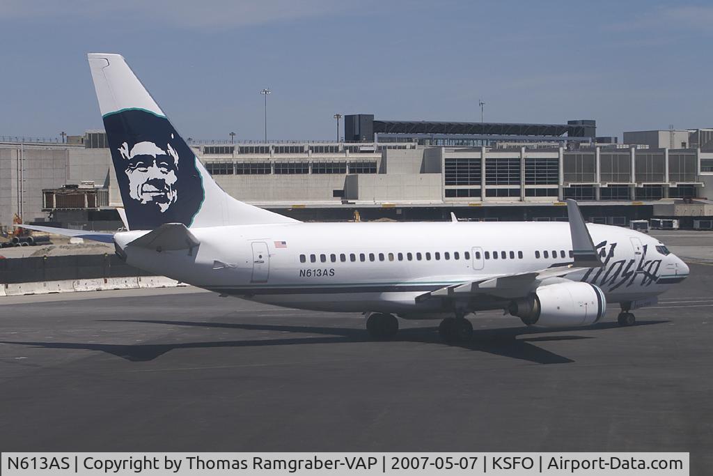 N613AS, 1999 Boeing 737-790 C/N 30163, Alaska Airlines Boeing 737-700