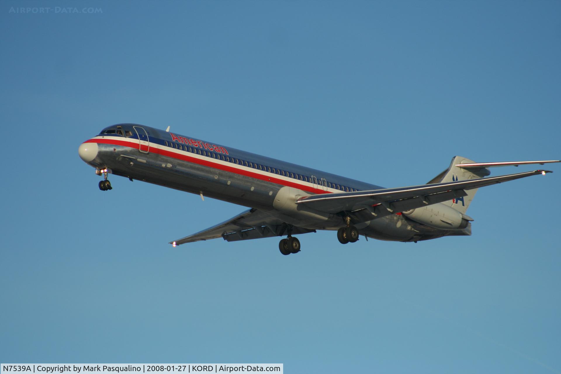 N7539A, 1990 McDonnell Douglas MD-82 (DC-9-82) C/N 49993, MD-82