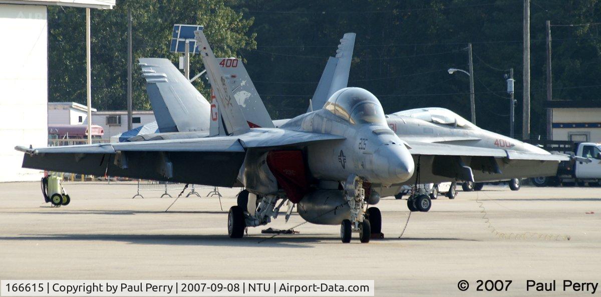 166615, Boeing F/A-18F Super Hornet C/N F108, Spotted later just soaking up the sun on the hot ramp