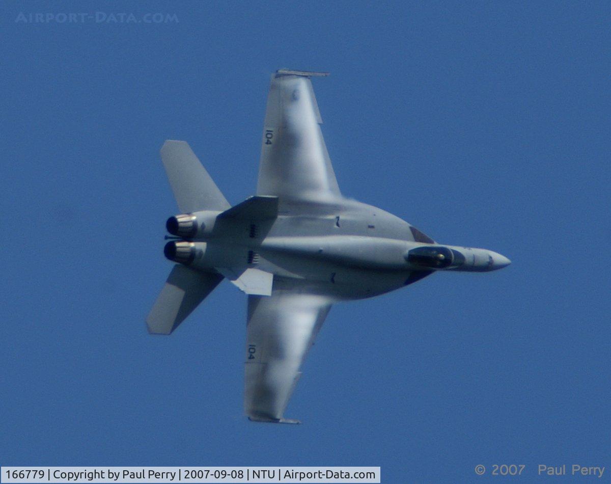 166779, 2006 Boeing F/A-18E Super Hornet C/N E125, Good day to make some clouds
