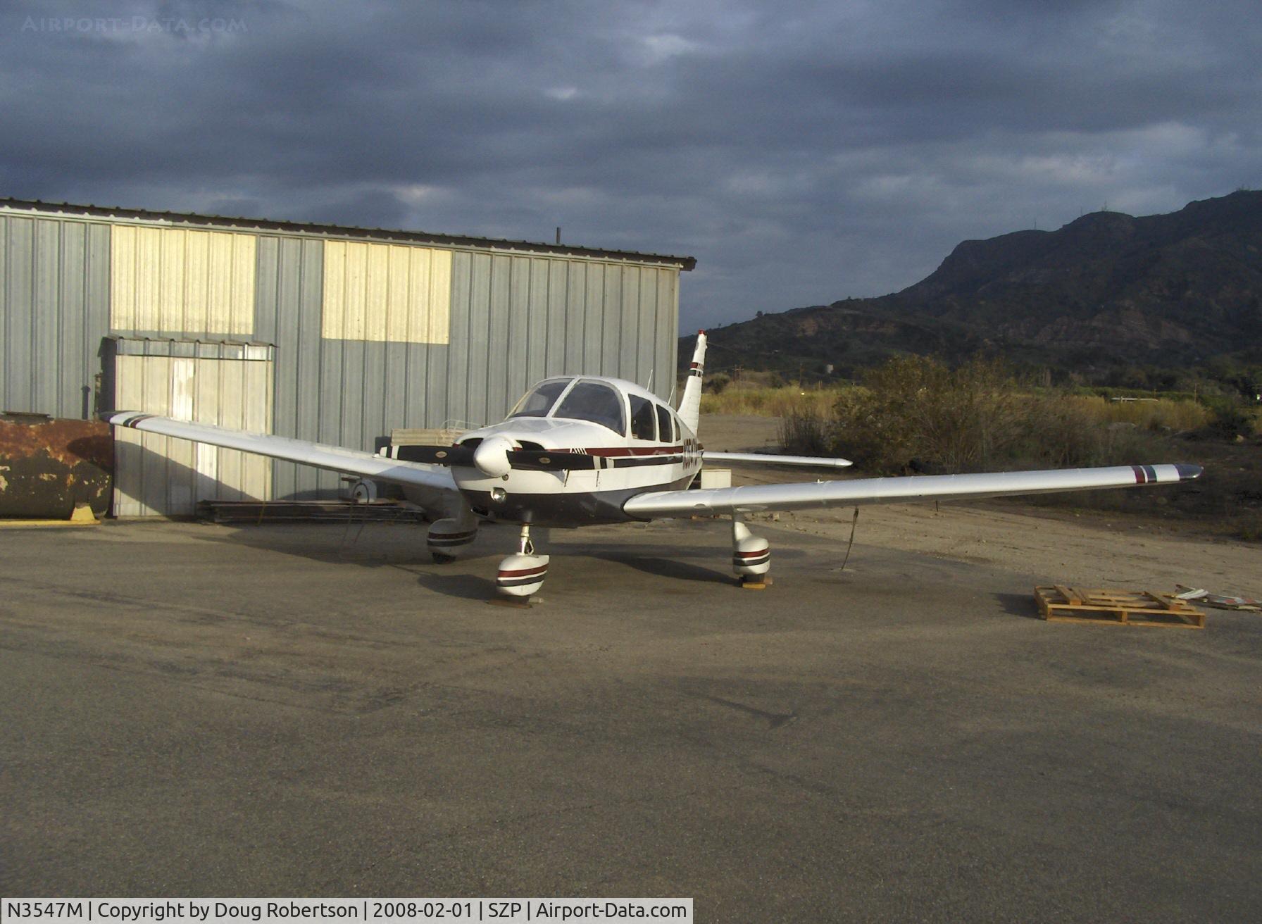 N3547M, 1978 Piper PA-28-161 Warrior II C/N 28-7816354, 1978 Piper PA-28-161 WARRIOR II, Lycoming O-320-D3G 160 Hp