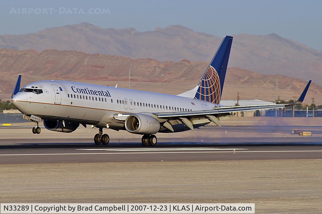 N33289, 2004 Boeing 737-824 C/N 31607, Continental Airlines / 2004 Boeing 737-824