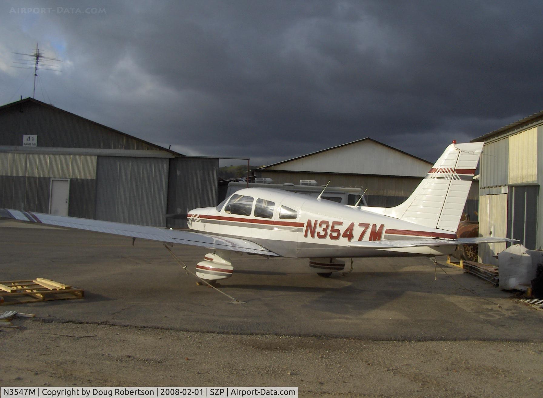N3547M, 1978 Piper PA-28-161 Warrior II C/N 28-7816354, 1978 Piper PA-28-161 WARRIOR II, Lycoming O-320-D3G 160 Hp
