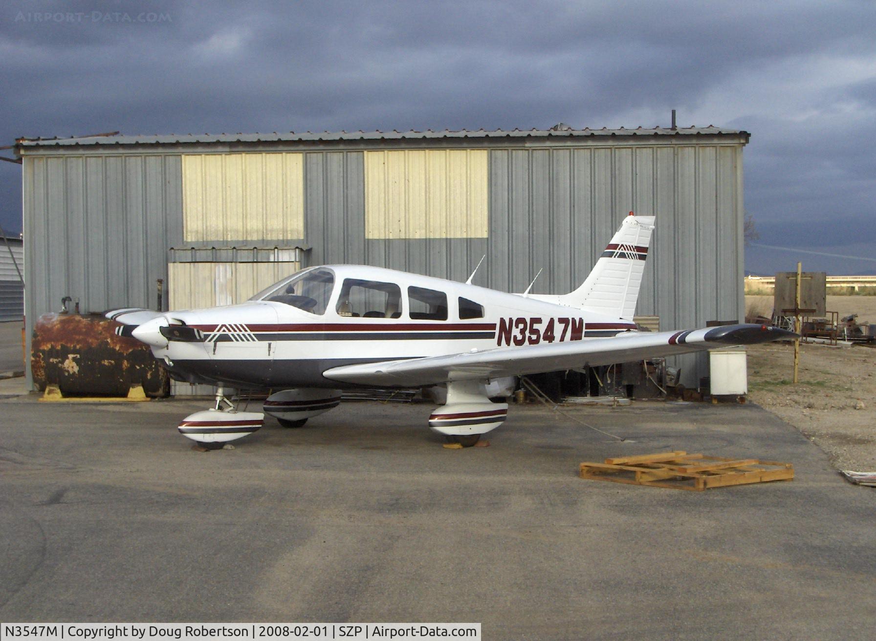 N3547M, 1978 Piper PA-28-161 Warrior II C/N 28-7816354, 1978 Piper PA-28-161 WARRIOR II, Lycoming O-320-D3G 160 Hp