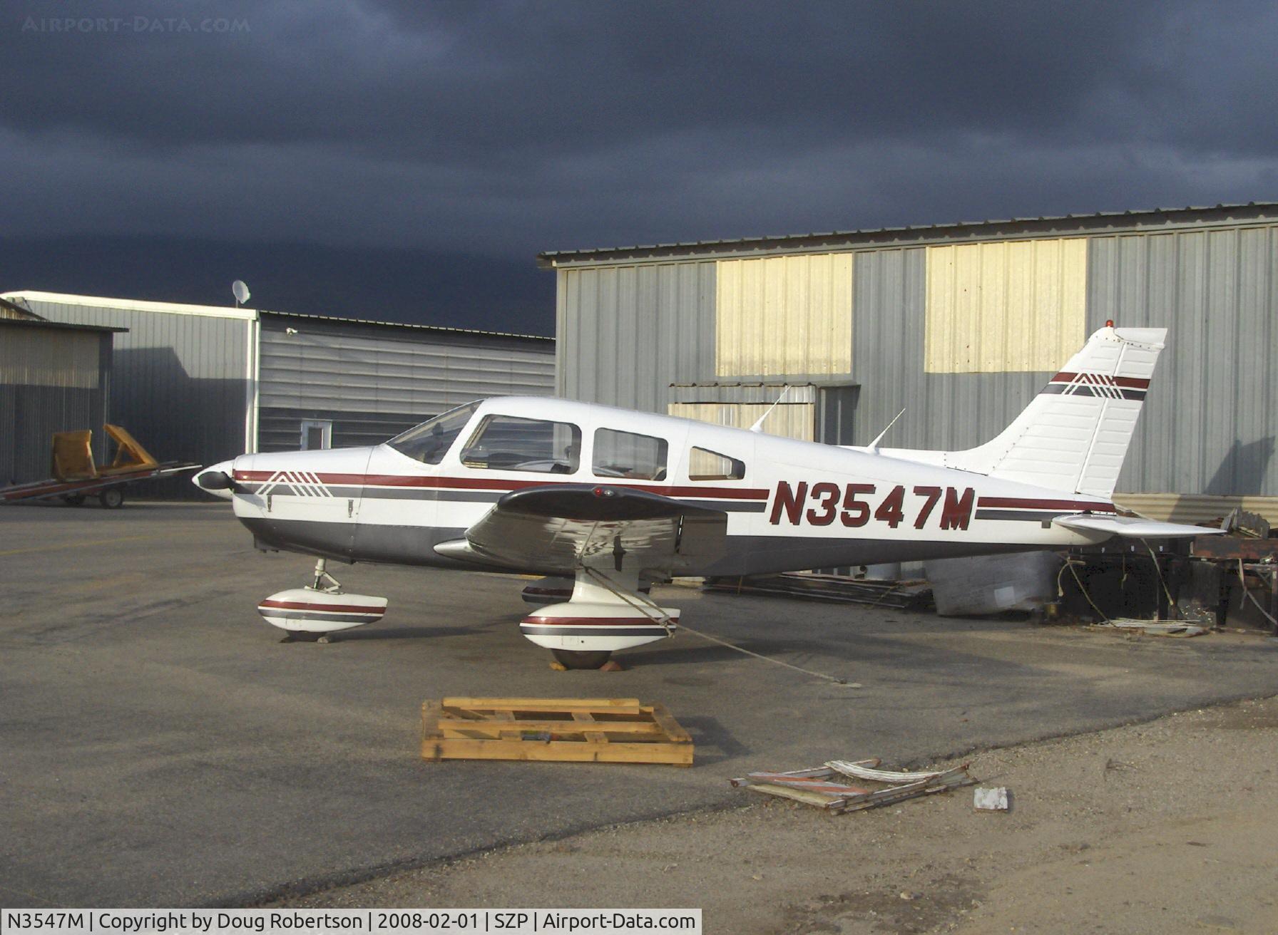 N3547M, 1978 Piper PA-28-161 Warrior II C/N 28-7816354, 1978 Piper PA-28-161 WARRIOR II, Lycoming O-320-D3G 160 Hp