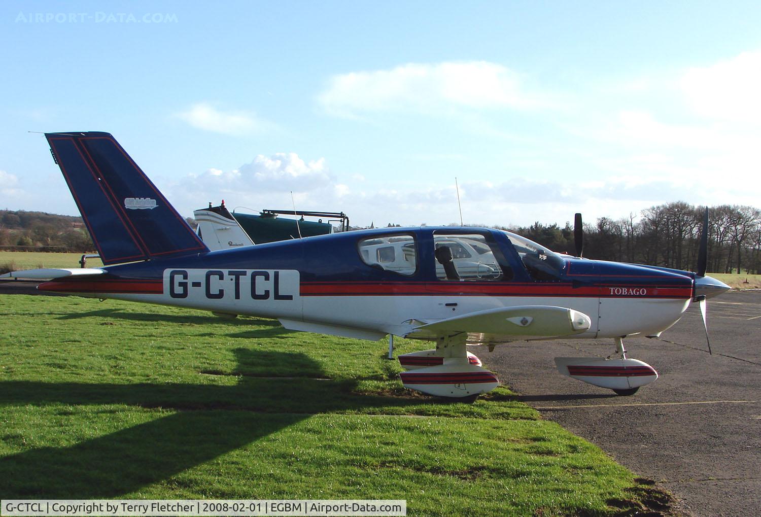 G-CTCL, 1990 Socata TB-10 Tobago C/N 1107, Socata TB10 at Tatenhill in Feb 2008