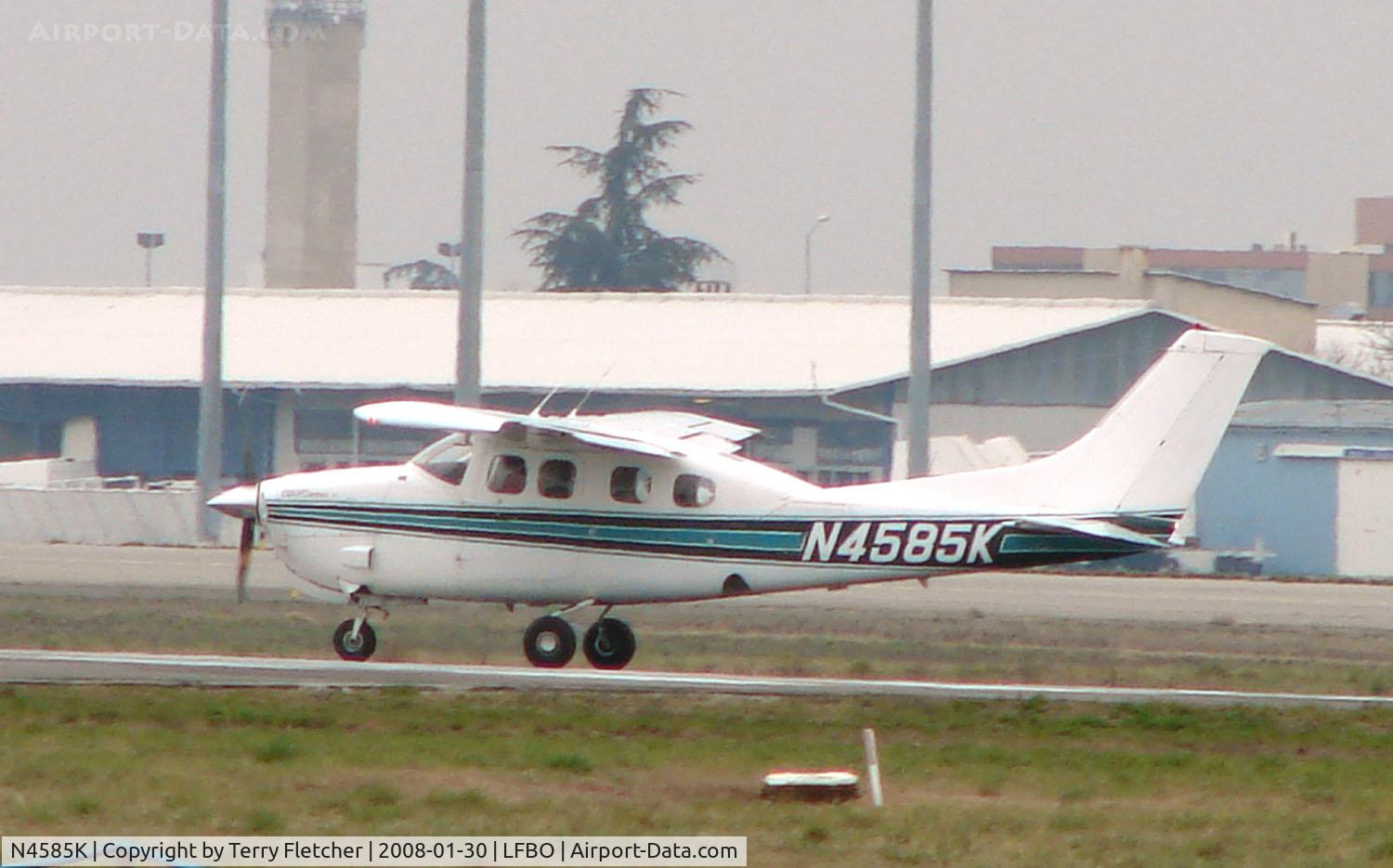 N4585K, 1979 Cessna P210N Pressurised Centurion C/N P21000318, Cessna 210 photographed in Toulouse , France in January 2008