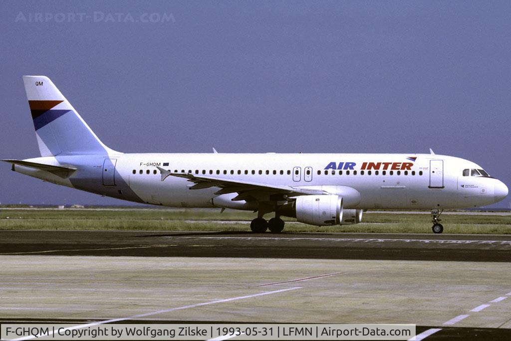 F-GHQM, 1991 Airbus A320-211 C/N 237, visitor