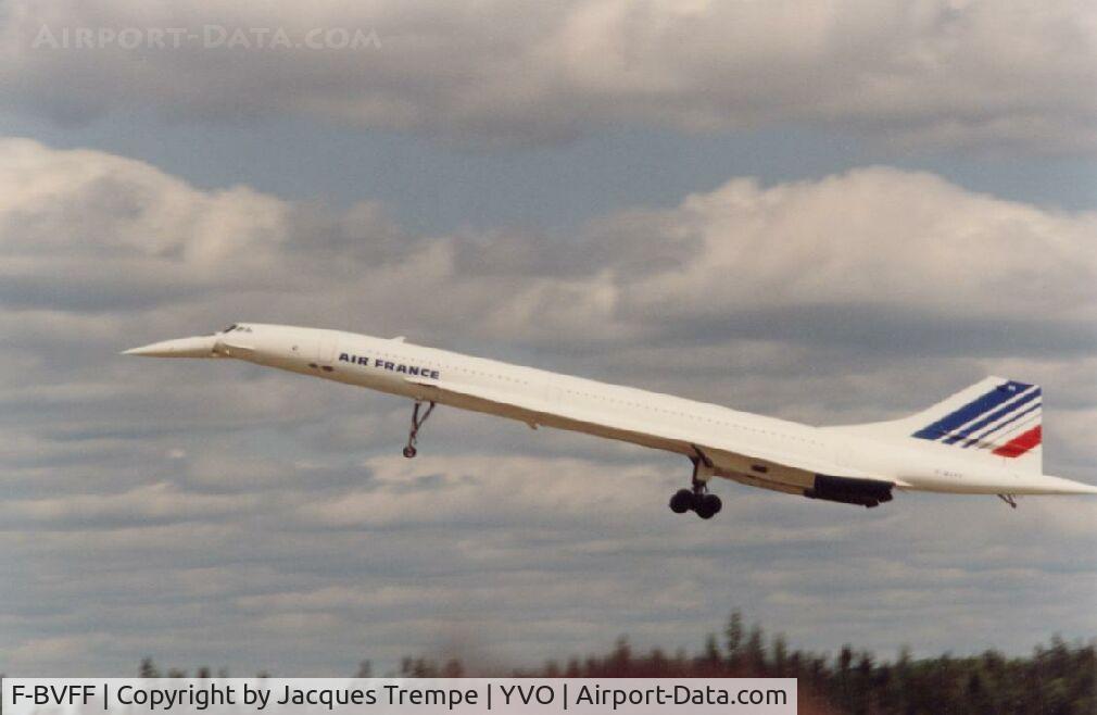 F-BVFF, 1978 Aerospatiale-BAC Concorde 101 C/N 15, Taking-off from Val d'Or Airport
