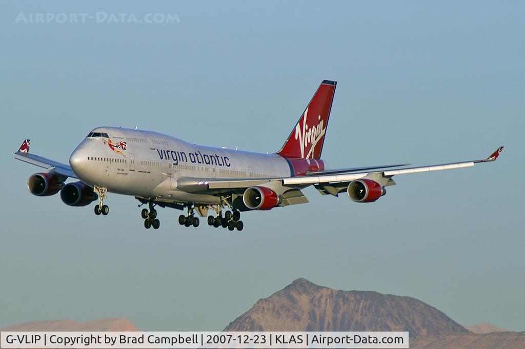 G-VLIP, 2001 Boeing 747-443 C/N 32338, Virgin Atlantic Airways - 'Hot Lips' / 2001 Boeing 747-443