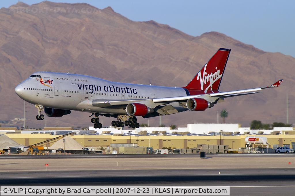 G-VLIP, 2001 Boeing 747-443 C/N 32338, Virgin Atlantic Airways - 'Hot Lips' / 2001 Boeing 747-443