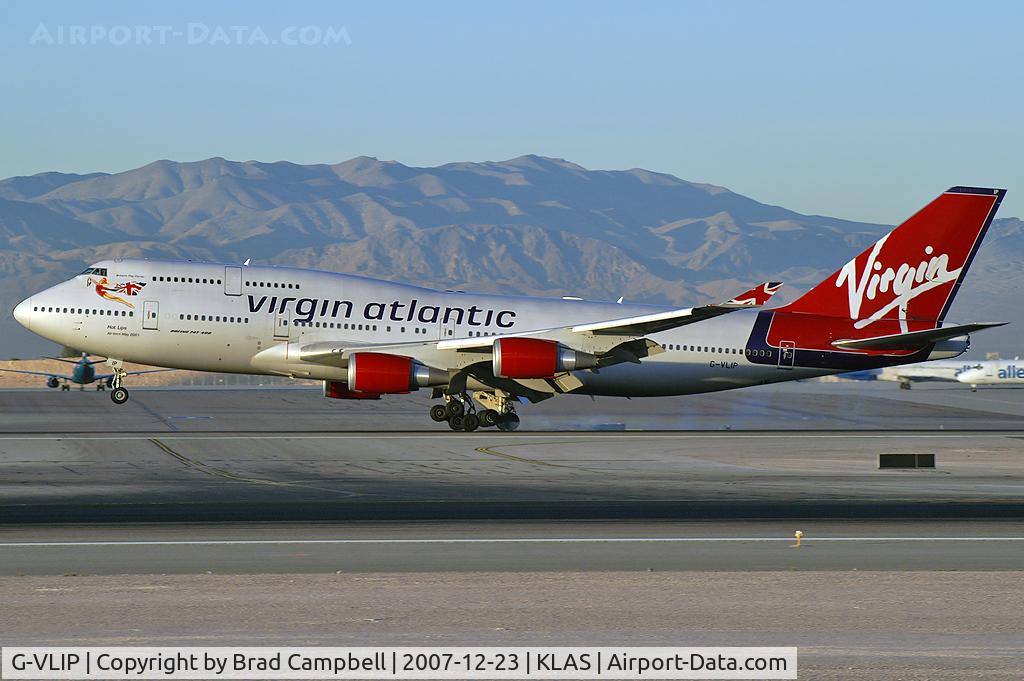 G-VLIP, 2001 Boeing 747-443 C/N 32338, Virgin Atlantic Airways - 'Hot Lips' / 2001 Boeing 747-443