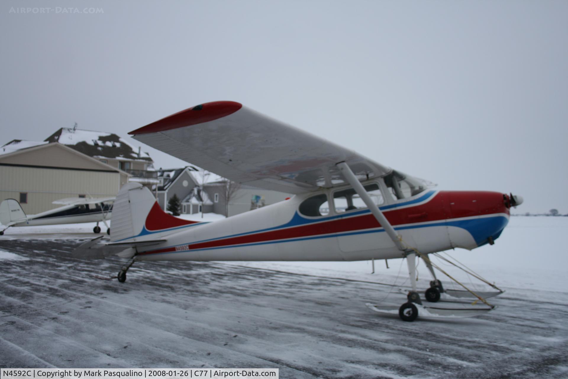 N4592C, 1953 Cessna 170B C/N 25536, Cessna 170B