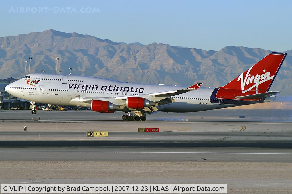 G-VLIP, 2001 Boeing 747-443 C/N 32338, Virgin Atlantic Airways - 'Hot Lips' / 2001 Boeing 747-443