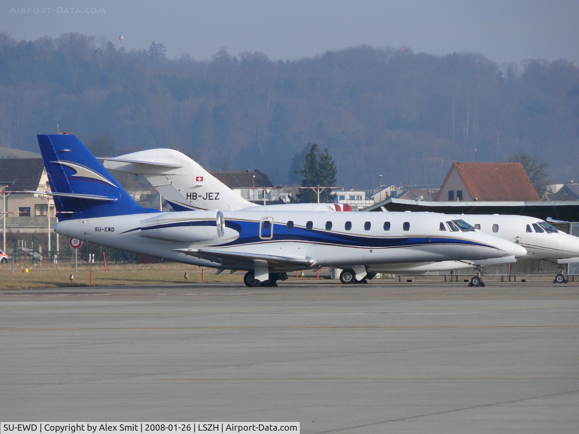 SU-EWD, Cessna C680 Citation Sovereign C/N 680-0026, Visitor for the World Economics Forum 2008