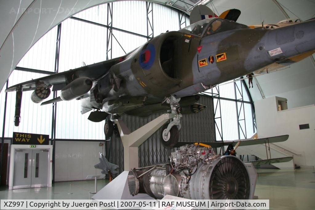 XZ997, British Aerospace Harrier GR.3 C/N 712220, RAF Museum Hendon