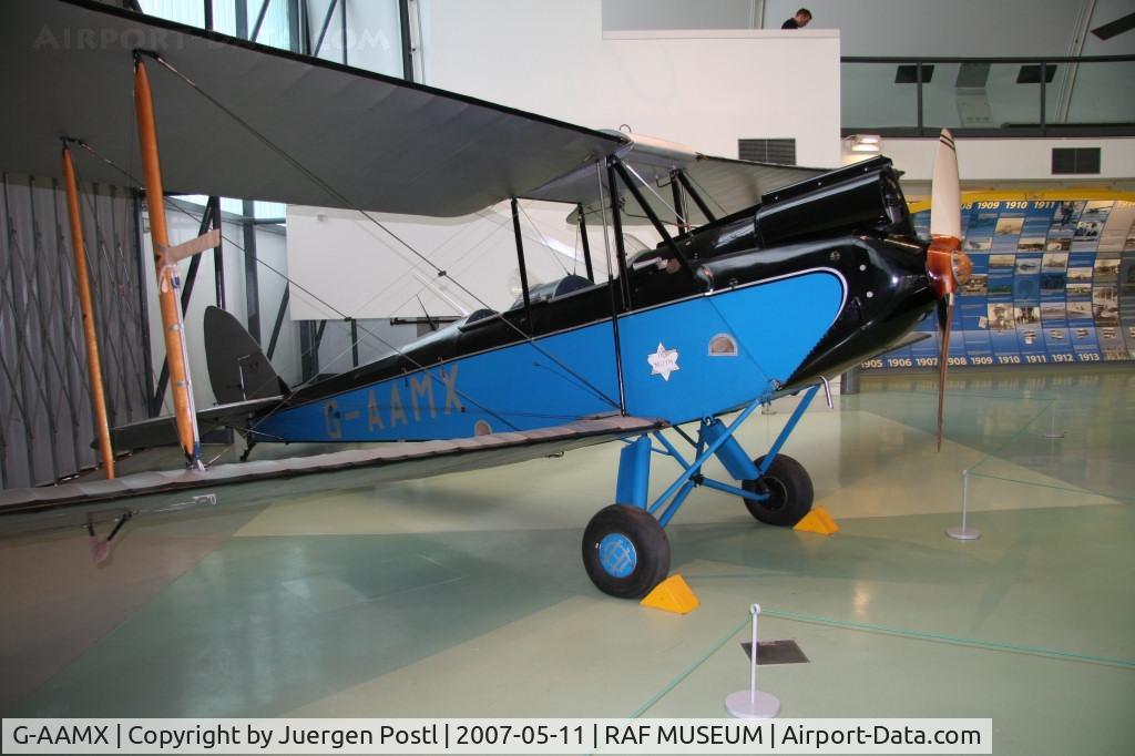 G-AAMX, 1929 De Havilland DH60M Gipsy Moth C/N 125, RAF Museum Hendon
