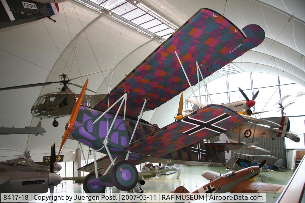 8417-18, Fokker D-VII C/N Not found 8417-18, RAF Museum Hendon