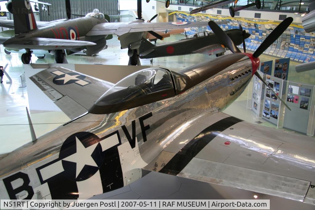 N51RT, 1944 North American F-51D Mustang C/N 122-40949, RAF Museum Hendon