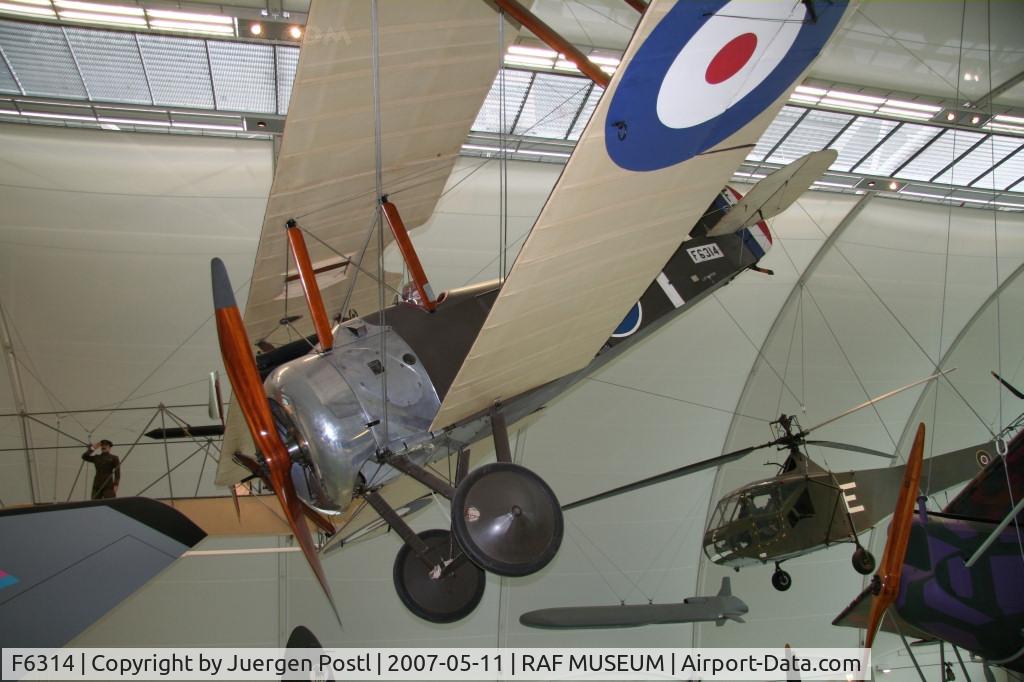 F6314, Sopwith F.1 Camel C/N Not found F6314, Sopwith Camel/RAF Museum Hendon