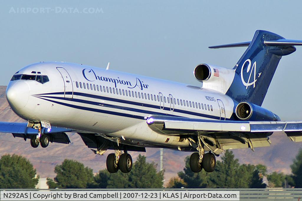 N292AS, 1978 Boeing 727-212 C/N 21458, Champion Air / 1978 Boeing 727-212