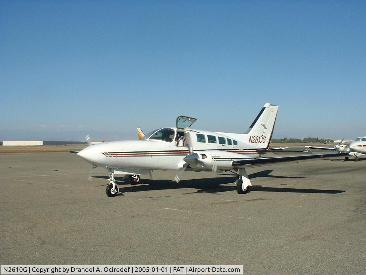 N2610G, 1979 Cessna 402C C/N 402C0064, CE-402C - Owned by Federico Helicopters Inc, Fresno, CA