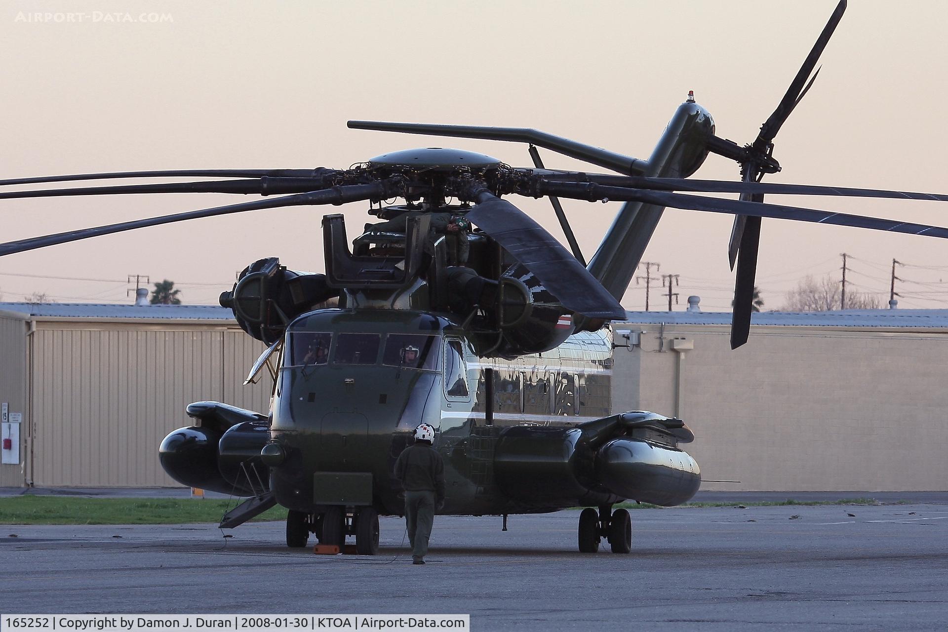 165252, Sikorsky CH-53E Super Stallion C/N 65-646, CH-53E HMX-1 at TOA after Presidential visit to Robinson Helicopter
