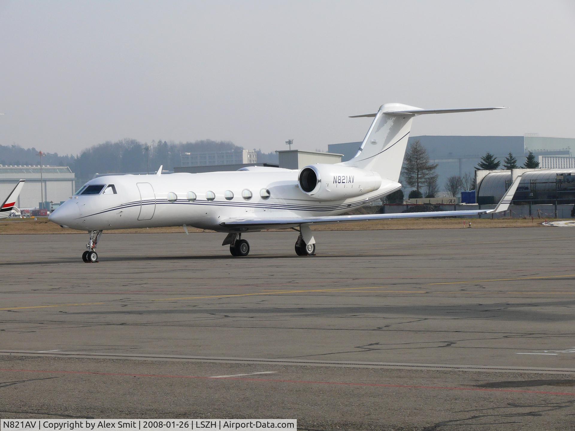N821AV, 2004 Gulfstream Aerospace GIV-X (G450) C/N 4003, Visitor for the World Economics Forum 2008
