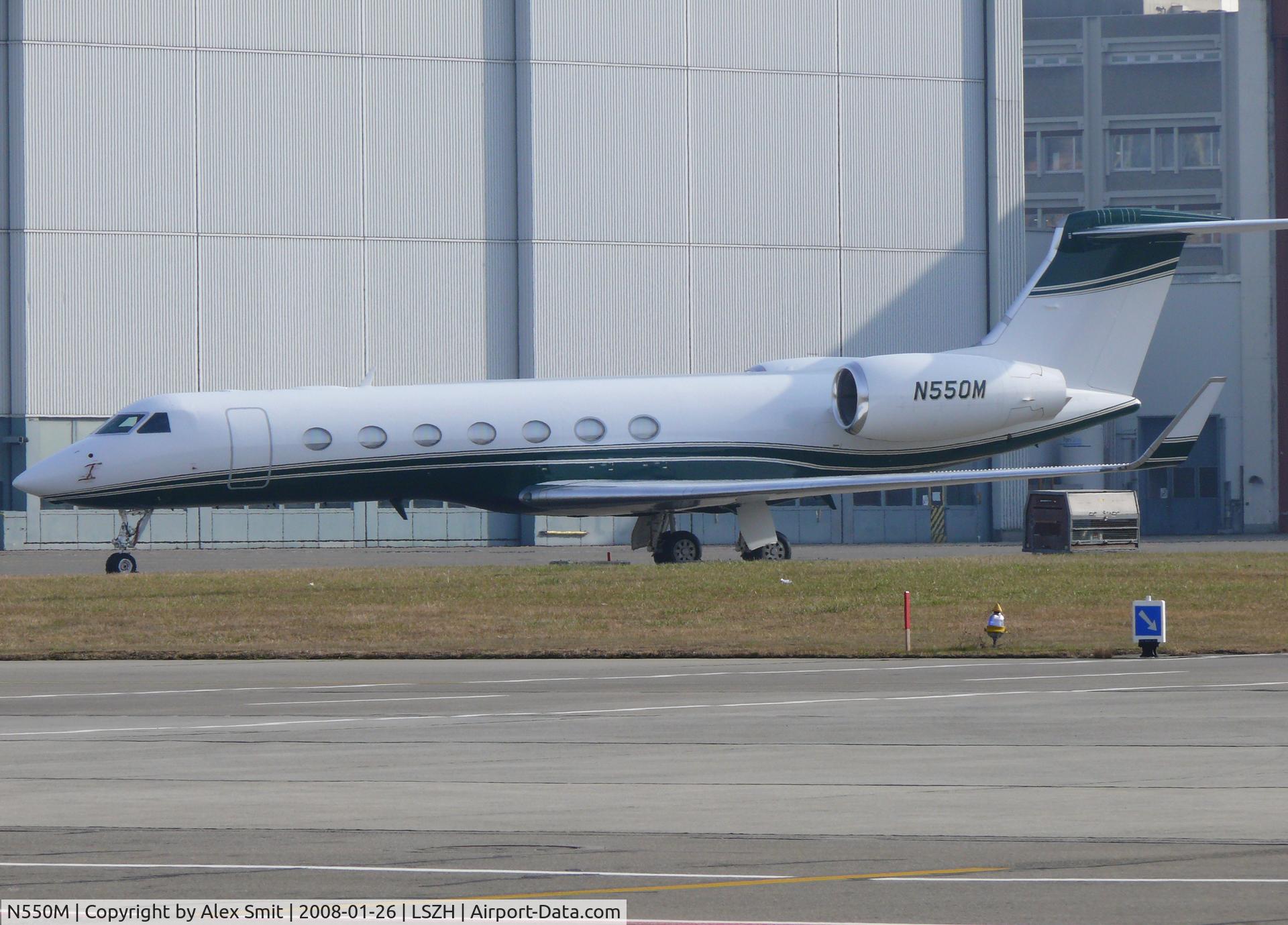 N550M, 2006 Gulfstream Aerospace GV-SP (G550) C/N 5101, Visitor for the World Economics Forum 2008