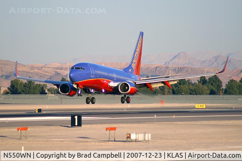 N550WN, 2001 Boeing 737-76Q C/N 30279, Southwest Airlines / 2001 Boeing 737-76Q