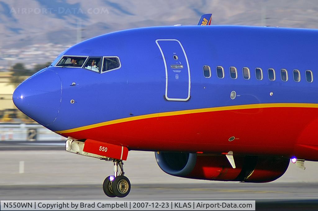 N550WN, 2001 Boeing 737-76Q C/N 30279, Southwest Airlines / 2001 Boeing 737-76Q