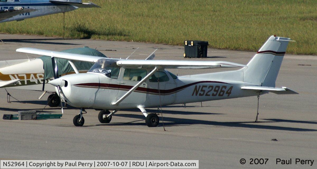 N52964, 1981 Cessna 172P C/N 17274645, One of the myriad Cessnas on the apron