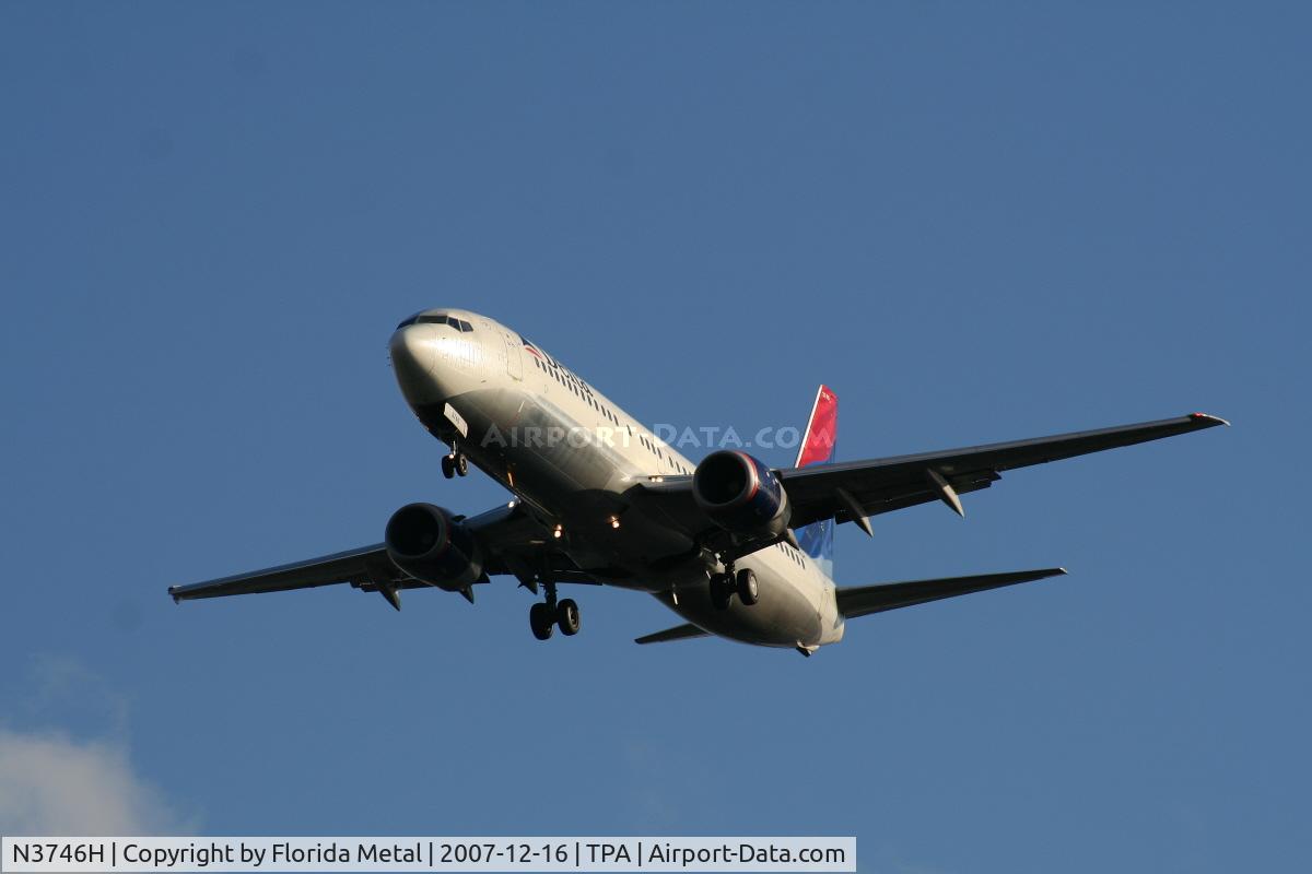 N3746H, 2001 Boeing 737-832 C/N 30488, Delta