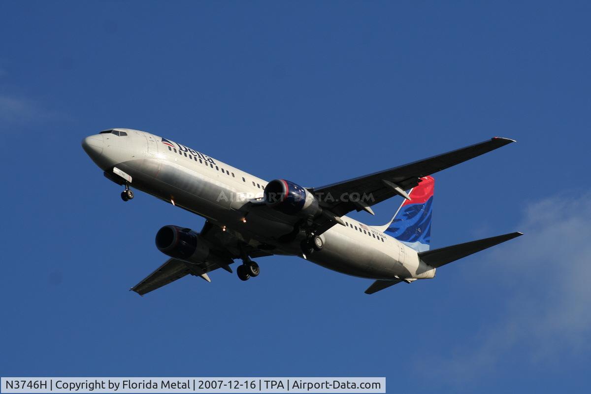 N3746H, 2001 Boeing 737-832 C/N 30488, Delta