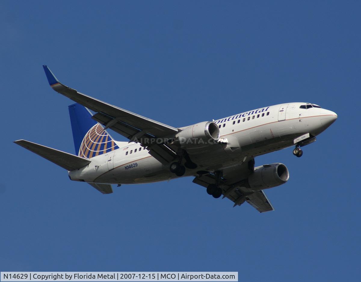 N14629, 1995 Boeing 737-524 C/N 27533, Continental