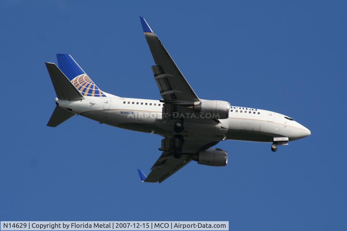 N14629, 1995 Boeing 737-524 C/N 27533, Continental