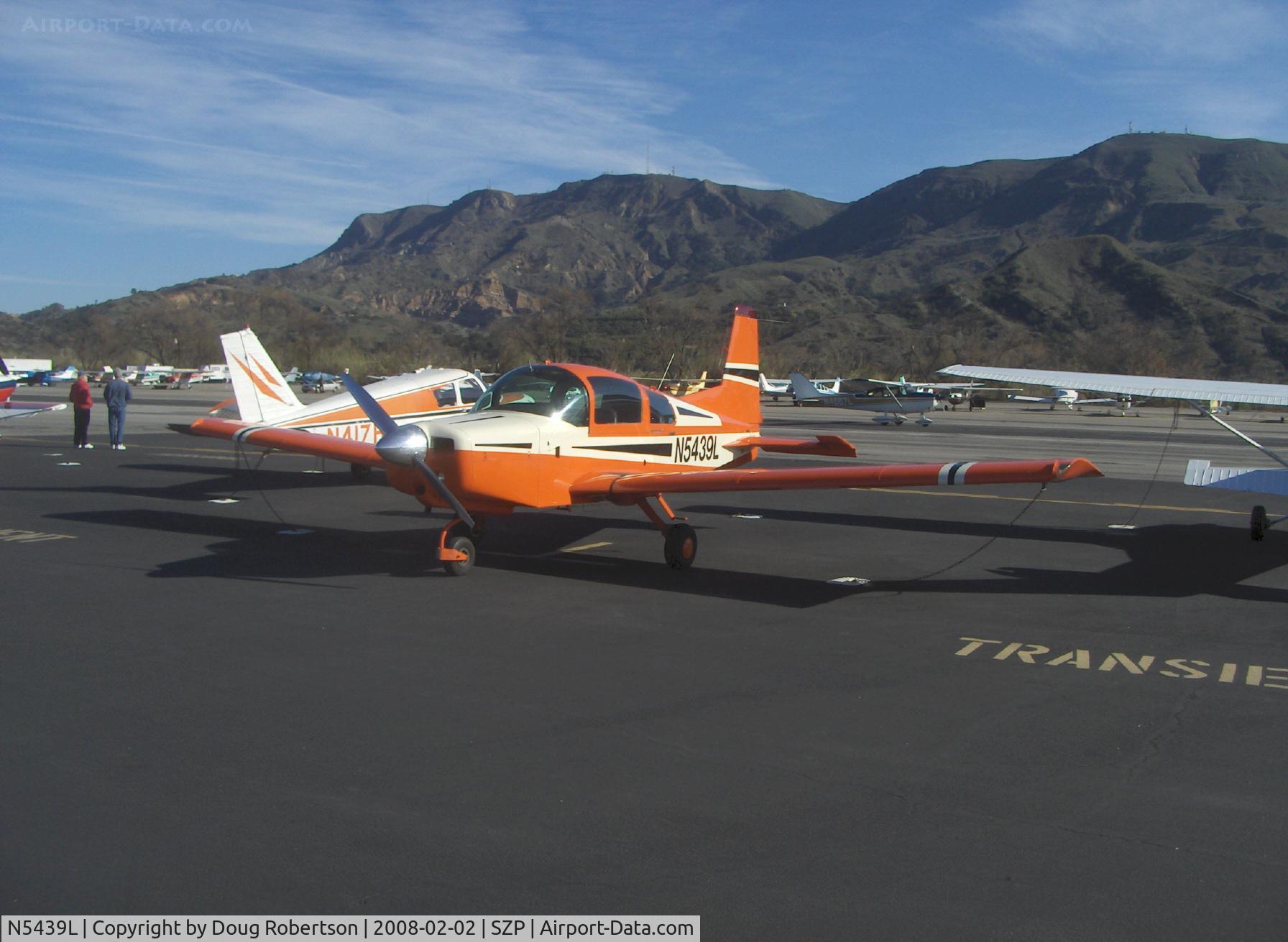 N5439L, 1973 Grumman American AA-5 Traveler C/N AA5-0339, 1973 Grumman American AA-5A CHEETAH, Lycoming O-320-E2G 150 Hp