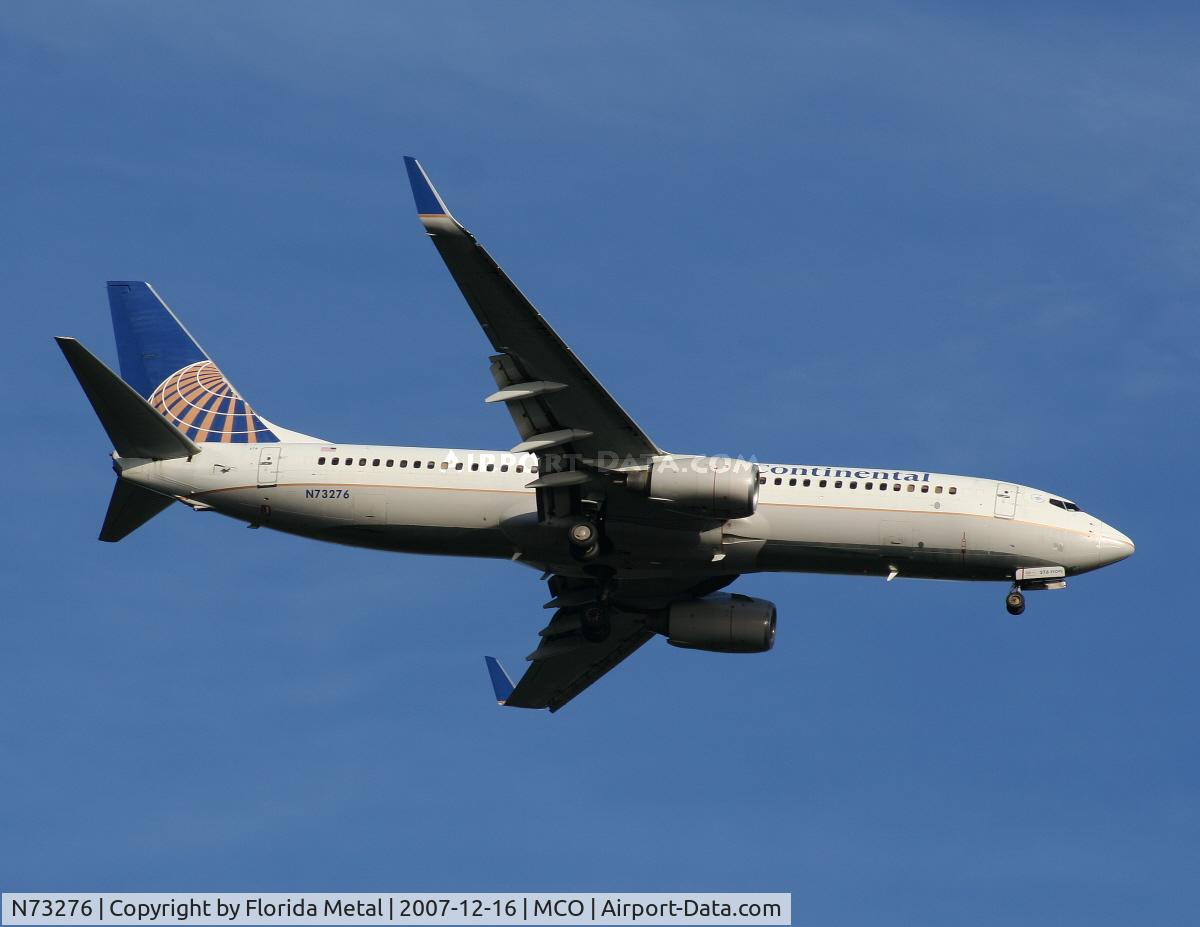 N73276, 2002 Boeing 737-824 C/N 31594, Continental