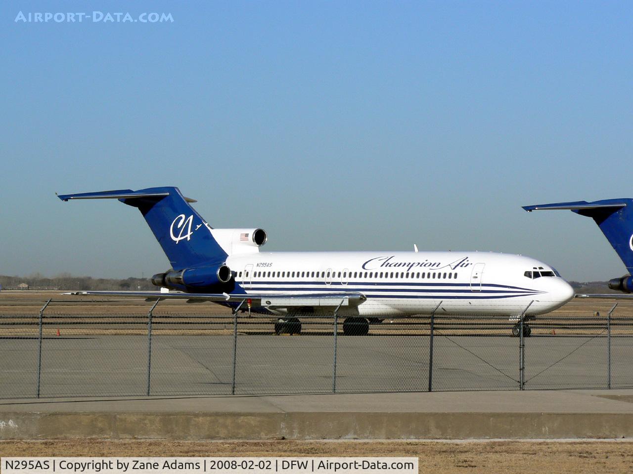 N295AS, 1980 Boeing 727-290 C/N 22147, On the General Aviation Ramp at DFW (Vegas Charters)