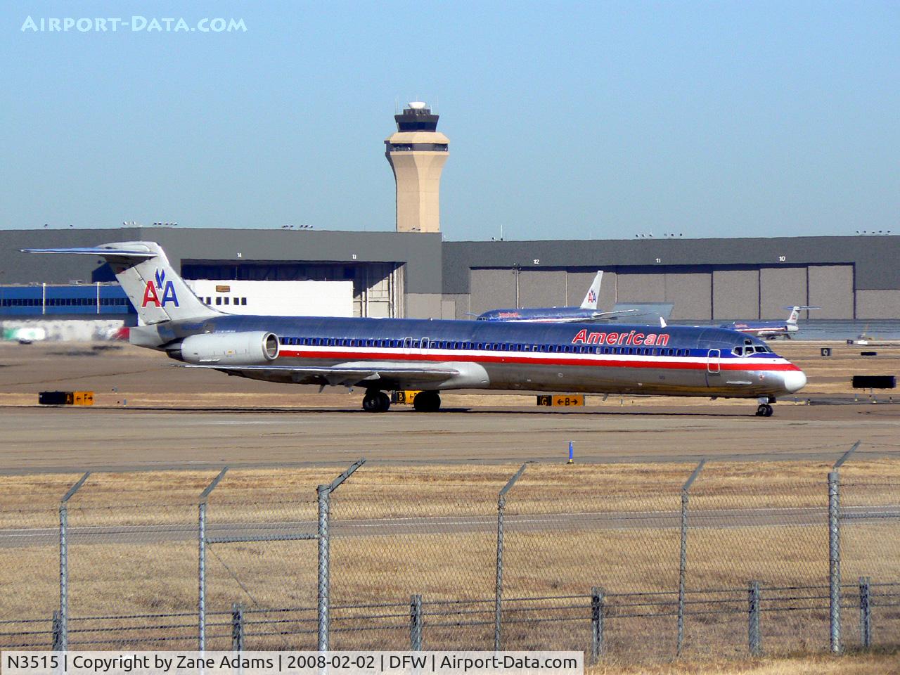 N3515, 1990 McDonnell Douglas MD-82 (DC-9-82) C/N 49892, American Airlines at DFW