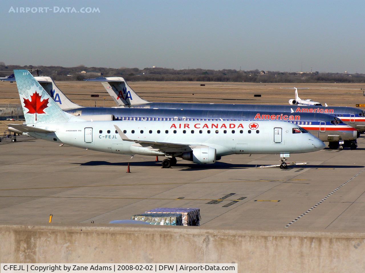 C-FEJL, 2005 Embraer 175SU (ERJ-170-200SU) C/N 17000095, Air Canada at DFW